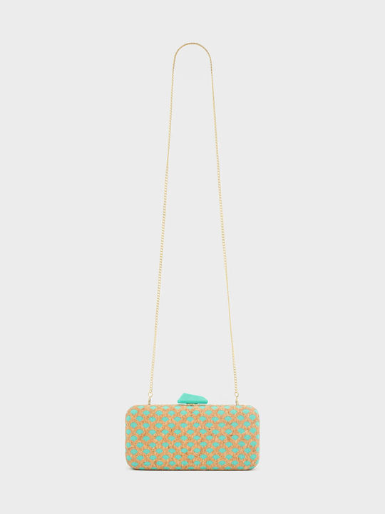 Damen Schultertasche Türkis