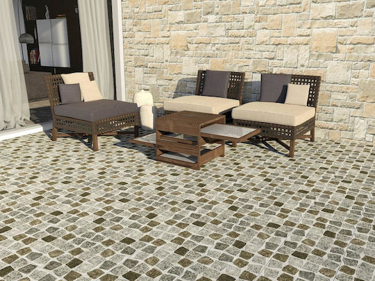 Kai Group Pavestone Placă Interior Porțelanat Mat 33.3x33.3cm Gri