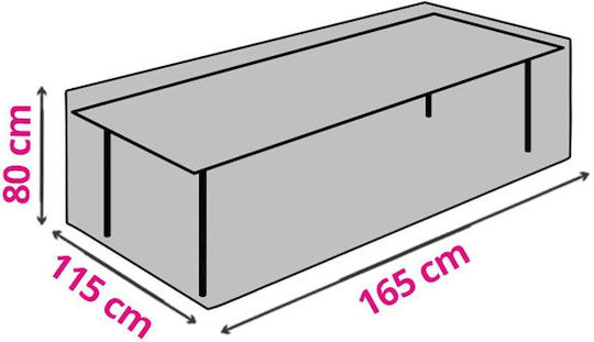 Protective Table Cover Progarden Dimensions 165x115x80cm Fc4630040