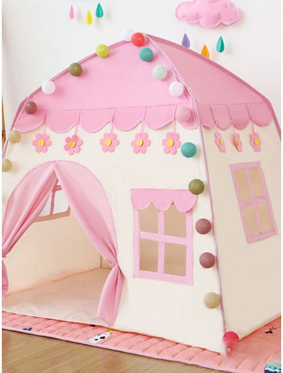 Kids House Play Tent for 3+ years Pink