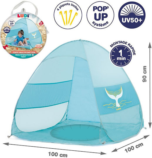Ludi Kids Play Tent for 10+ years Turquoise