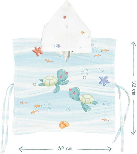 SteweHome Kinder Strandponcho 100% Baumwolle Musselin Für Babys 0 2 Jahre