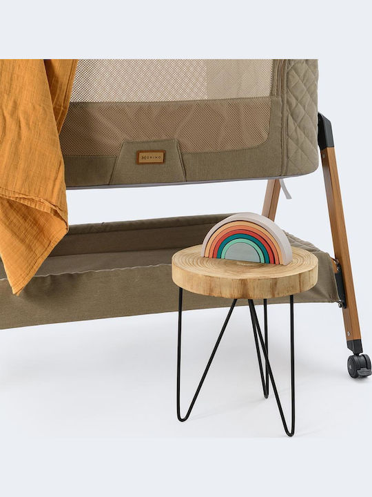 ONINO Cradle Playpen with Mattress and Wheels Green