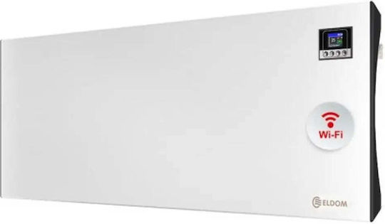 Eldom Конвектор Стена 3000W с Електронен Термостат и WiFi 121.6x45.3см Бял