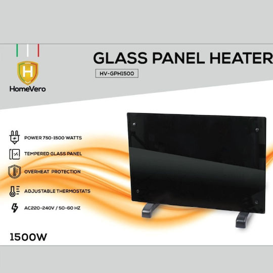 HomeVero Θερμοπομπός Δαπέδου 1500W με Ηλεκτρονικό Θερμοστάτη