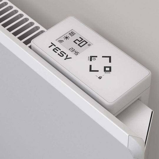 Tesy Convectoare Perete 1000W cu Termostat Electronic și WiFi Alb