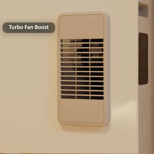 HomeVero Θερμοπομπός Δαπέδου 2000W με Ηλεκτρονικό Θερμοστάτη 58x41cm Λευκός