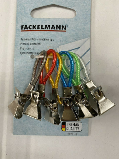 Fackelmann Cârlig Clip Prosoape Pachet 6 Bucăți