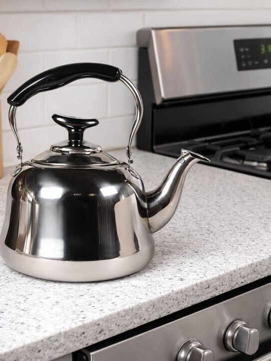 Keskor Τσαγιέρα Ανοξείδωτη Ασημί 1000ml