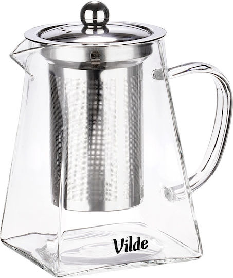 Orion Teapot with Filter Glass Transparent 730ml