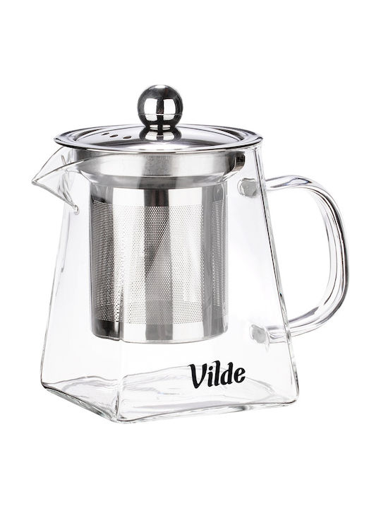Orion Ceainic cu Cană și Filtru Sticlă Transparent 330ml