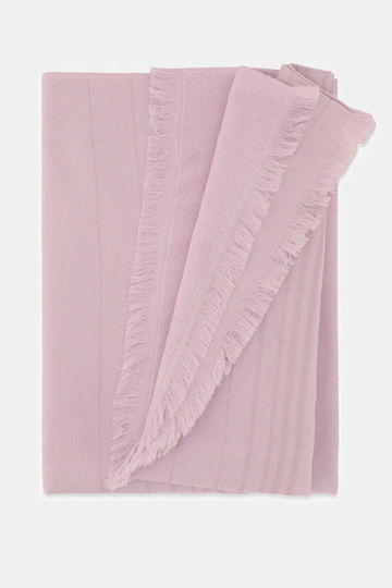 Guess Guess Strandtuch Lila mit Fransen 180x100cm