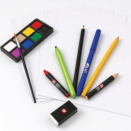 HappiHobbi Zeichenstifte Waschbare Set 12 Farben