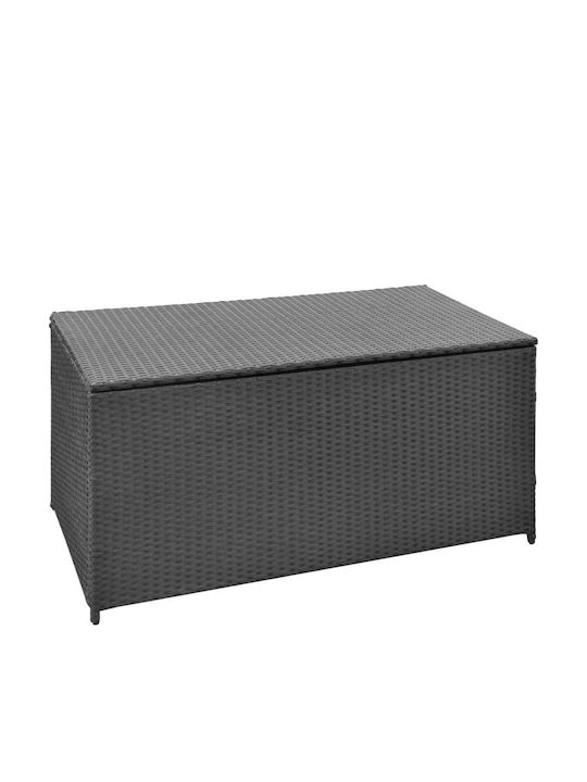 vidaXL Outdoor Storage Box Black L120xW50xH60cm
