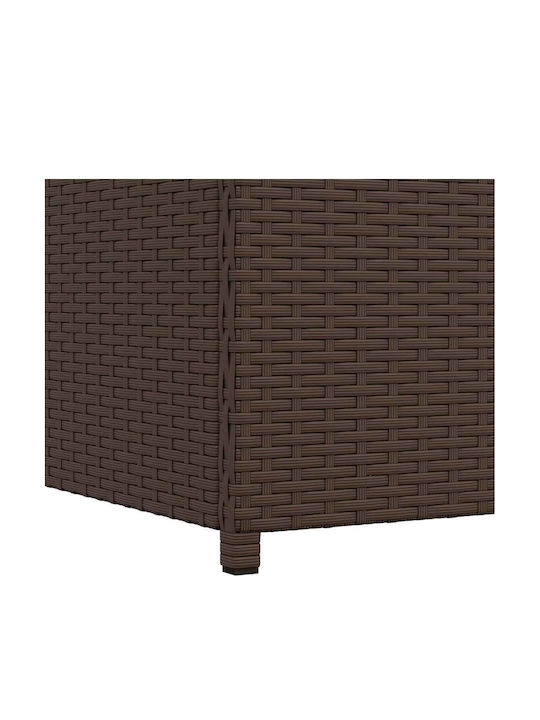vidaXL Outdoor Storage Box Brown L120xW50xH60cm