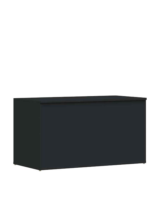 vidaXL Outdoor Storage Box Black L84xW42xH46cm