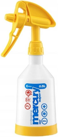 Kwazar Mercury Super Cleaning Pro+ 360˚ Ψεκαστήρι Άμεσης Πίεσης Λευκό 500ml