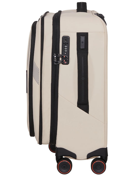 Samsonite Spinner Koffer Kabine Hart Beige Höhe 55cm