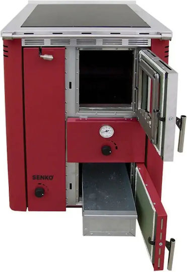 Senko C-30 Metalic Soba pe lemne Cuptor pe lemne 35kW Bej