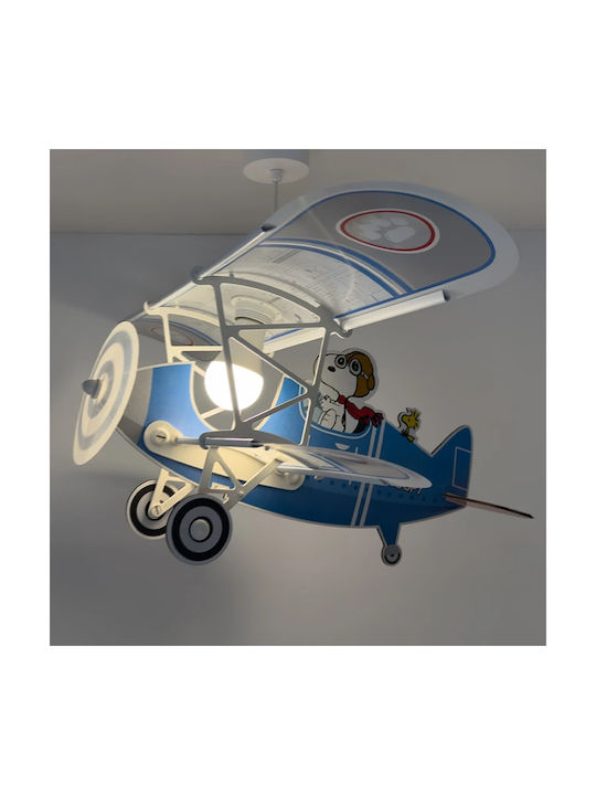 Ango Einfaches Licht Kinderzimmer-Deckenleuchte aus Kunststoff 15W mit E27-Fassung 64x47cm
