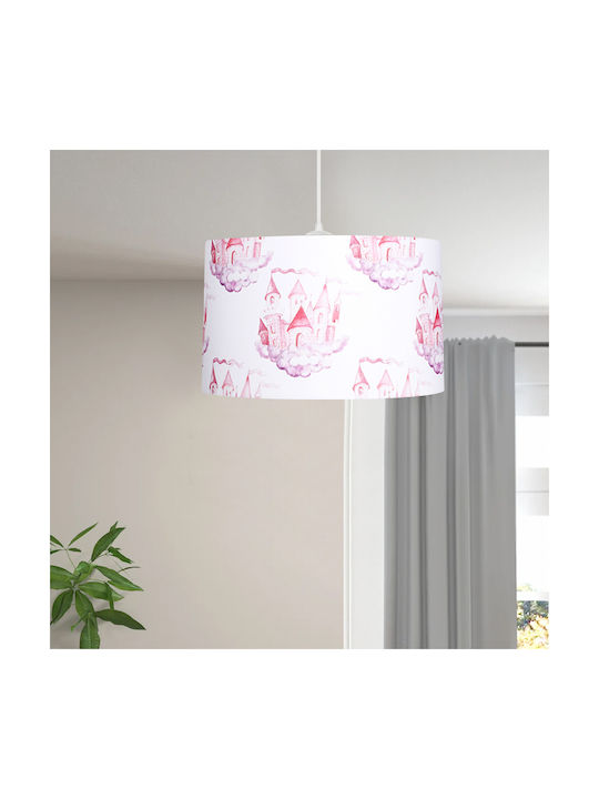 Megapap Einfaches Kinderzimmer-Deckenleuchte Hängend aus Kunststoff 60W mit E27-Fassung 33x70cm
