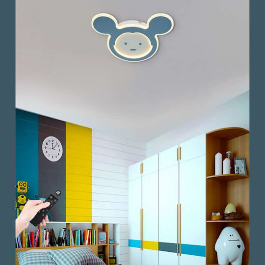 Atman Mickey Einfaches Licht Kinderdeckenleuchte Deckenleuchte montieren 60W Blau