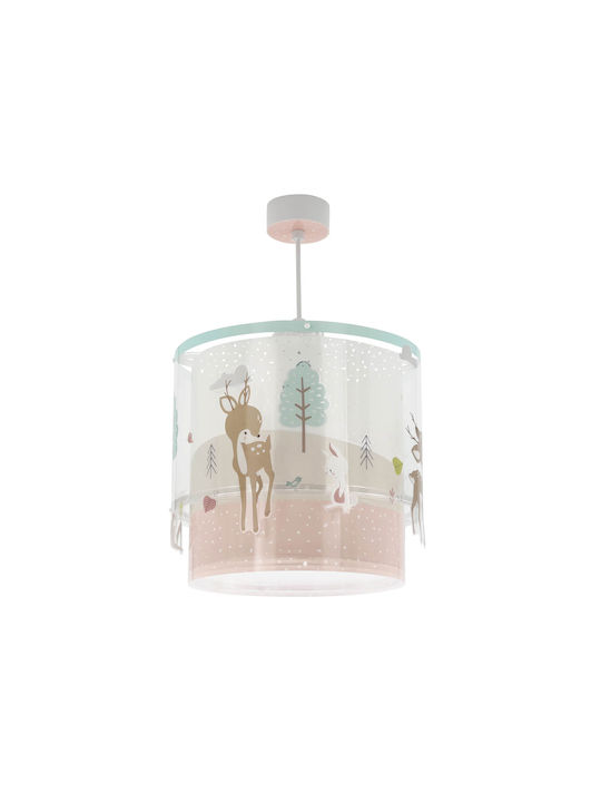 Ango Loving Deer Single-Light Kids Ceiling Light Hanging 15W with E27 Base Green