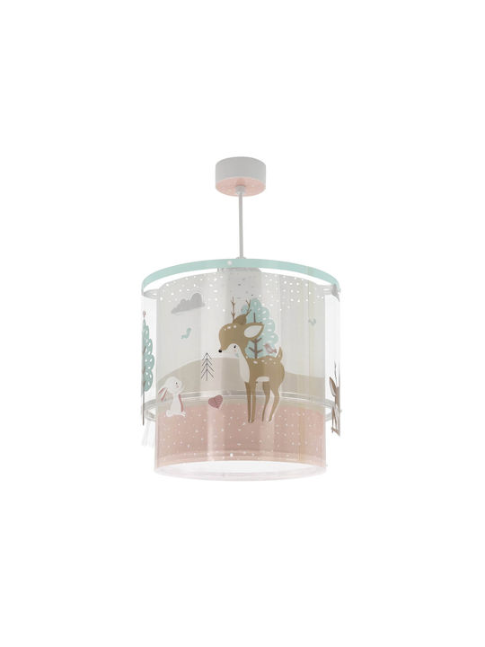 Ango Loving Deer Single-Light Kids Ceiling Light Hanging 15W with E27 Base Green