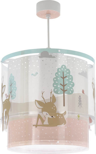 Ango Loving Deer Μονόφωτο Παιδικό Φωτιστικό Κρεμαστό 15W με Υποδοχή E27 Πράσινο