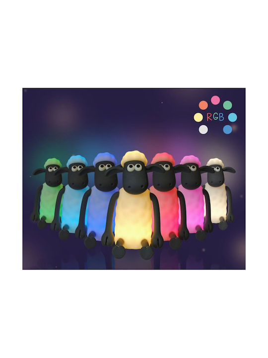 Mega Light Φωτάκι Νυκτός LED USB Πολύχρωμo Θερμό