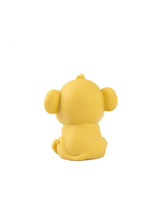 Dhink Lămpă De Veghe Pentru Copii Led Monkey Cu Baterii Galbenă