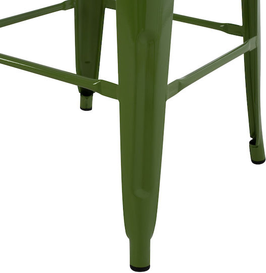 Stool for Bar Outdoor Light Olive Green 43x43x78cm