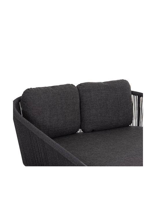 Șezlong Aluminiu Gri 157x149x80 cm