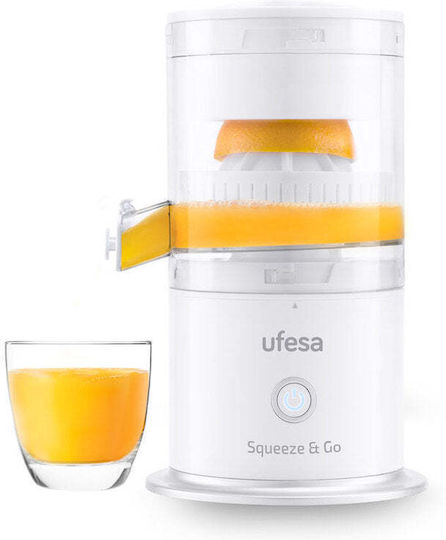 Ufesa Elektrischer Entsafter 45W mit einer Kapazität von 220ml Weiß