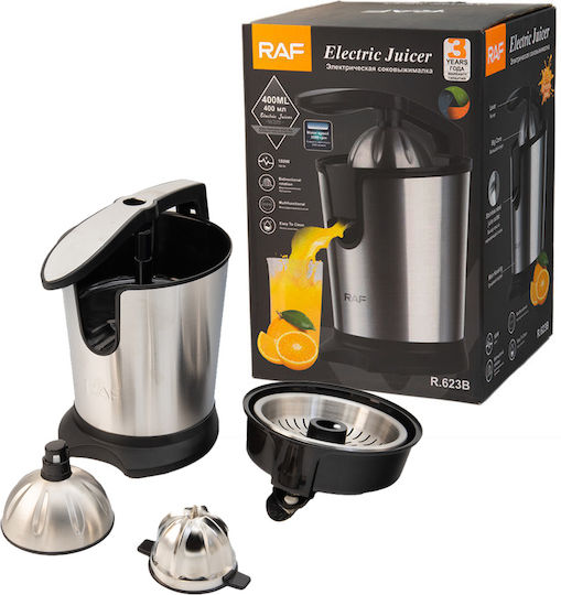 Raf Electric Juicer 180W with 400ml Capacity Black