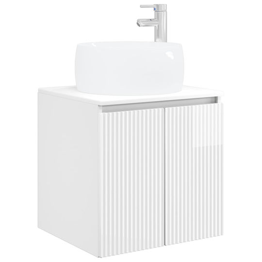 vidaXL Bancă Fără Lavoar M49.5xA44.5xÎ66cm Alb