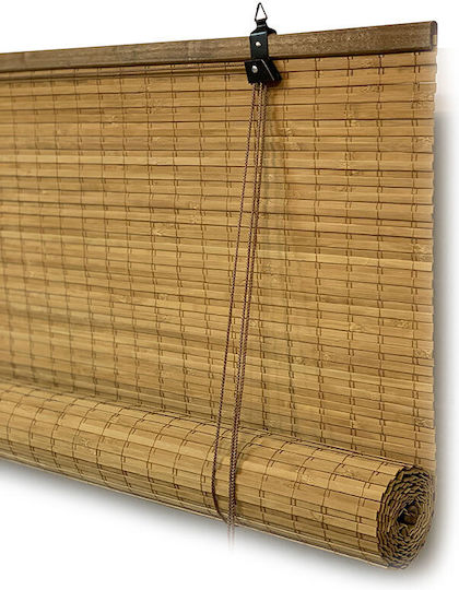 Woodware Στόρι Σκίασης Μπαμπού σε Καφέ Χρώμα Π60xΥ150εκ.