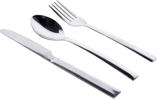 Besteckset Edelstahl Silber 3Stück