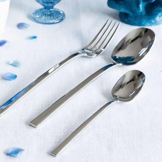 Bra Besteckset Edelstahl Silber 24Stück mit Koffer