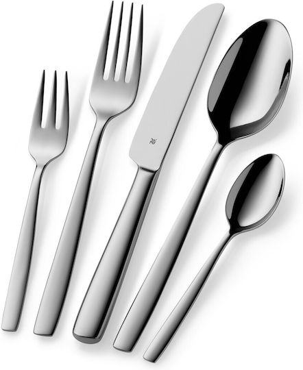 WMF 30-Piece Stainless Steel 18/10 Silver Cutlery Set Palma