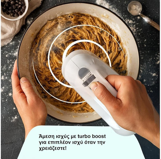 Emerio Μίξερ Χειρός 250W Λευκό