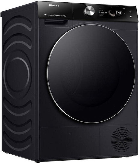 Hisense DH7S107BB Στεγνωτήριο 10kg με Αντλία Θερμότητας