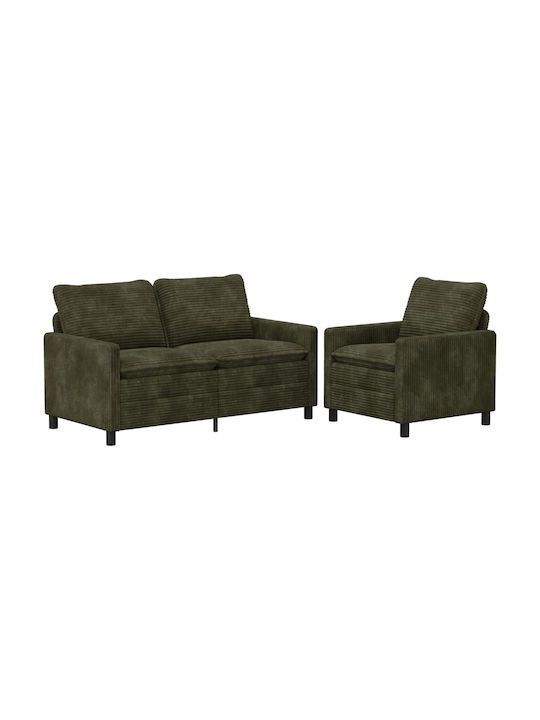 Living Room Furniture Set 2-Seater & Armchair