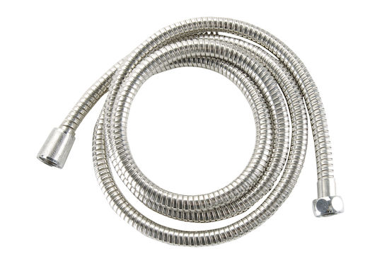 Inox Shower Hose Silver Superflex 200cm (1/2")