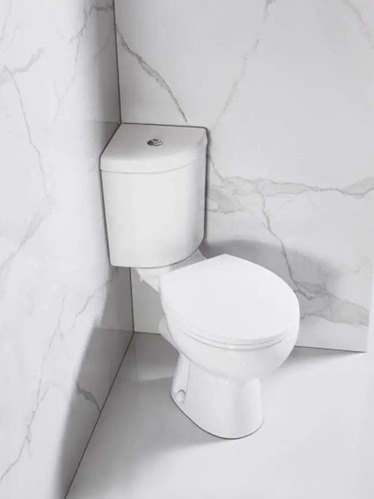 Inter Ceramic Toaletă de podea cu sistem de descărcare