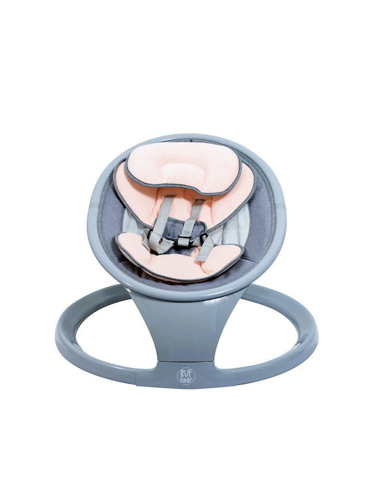 Buf Boof Relax Electric Balansoar Pentru Bebelusi Cu Muzică Roz