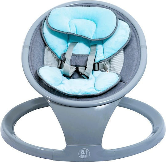Buf Boof Relax Electric Balansoar Pentru Bebelusi Cu Muzica Albastru