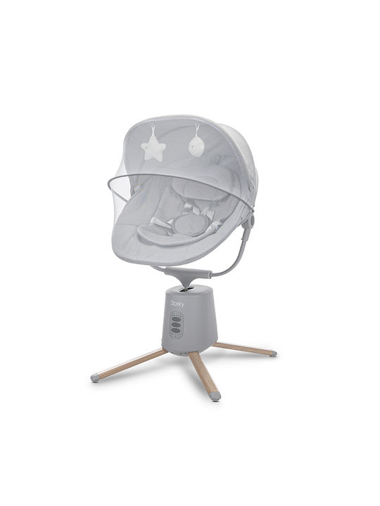 Lorelli Electric Baby Relax Swing Storky With Music and Vibration Gray for Child up to 5.2kg