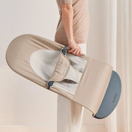 BabyBjorn Soft Manual Baby Bouncer Beige