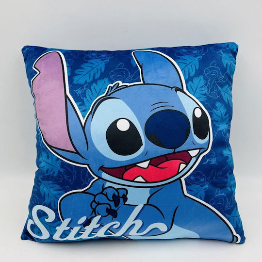 Disney Kinder Wurfkissen Stitch Blau 38x38cm